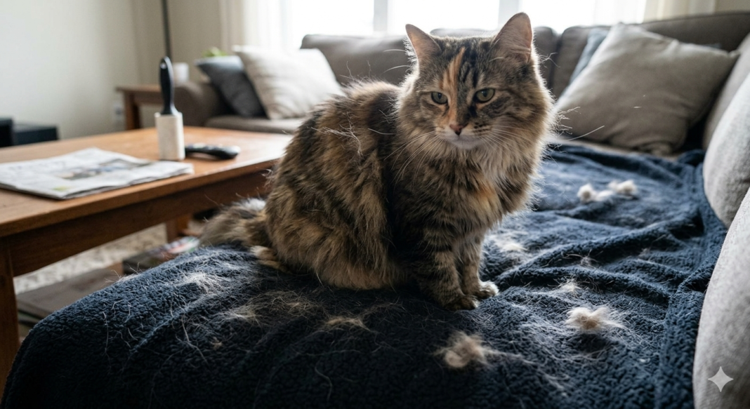 why is my cat shedding so much