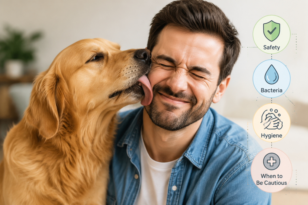 dog saliva is it safe