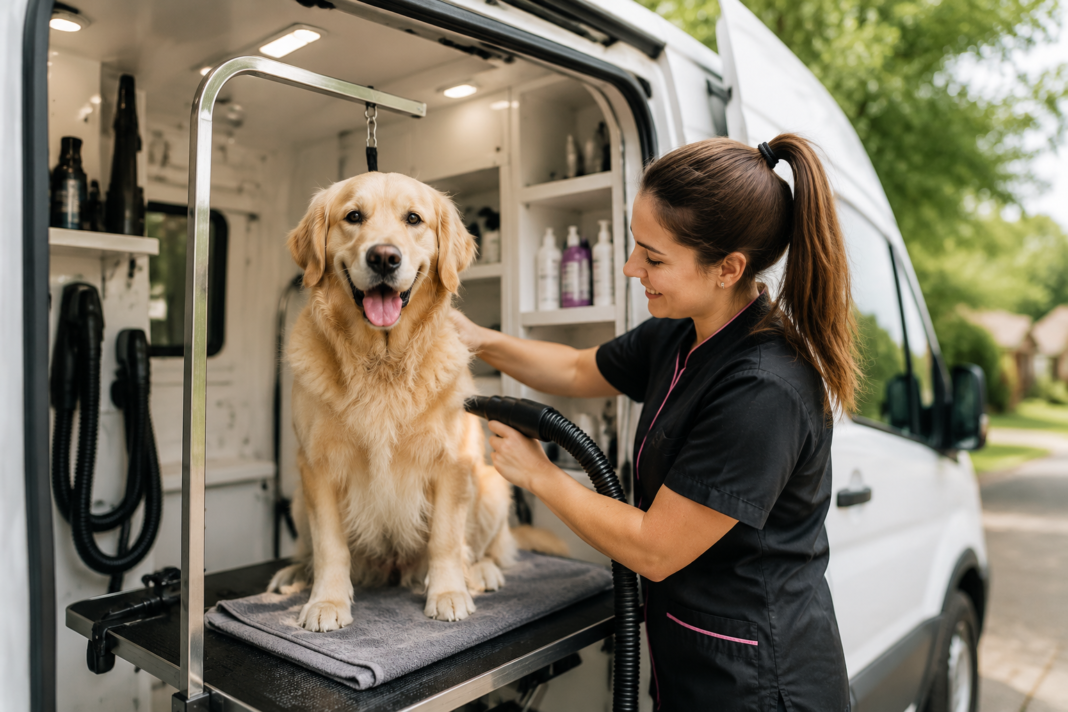 mobile dog grooming