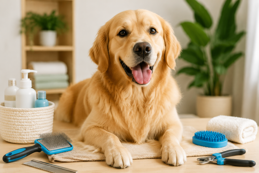 how to groom a dog at home